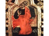 The prophet Haggai - a Greek icon, 18th century